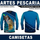 Estampas Camisetas Total Pescaria Pesca Arquivos Corel