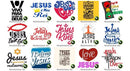 Artes Camisa Gospel Evangélicas Fé Gratidão Jesus Sublimação