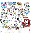 Pacote Artes Caneca Dia Dos Pais Flork 89 Arquivos Png Jpg